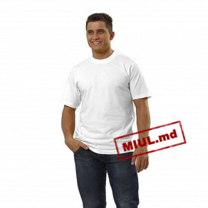 Tricou  alb cu elastal  