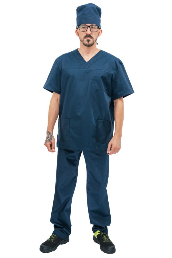 Costum Chirurgical  Albastru inchis  